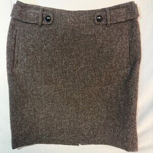 Banana Republic Brown Skirt Women’s Size 10 Classic Lined Workwear